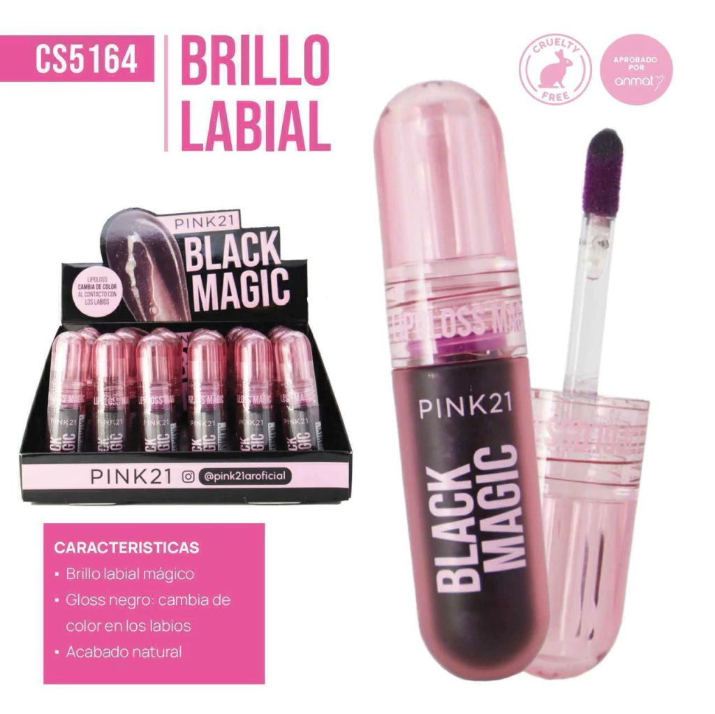 Miniatura 2 de Brillo labial Pink21 Black Magic